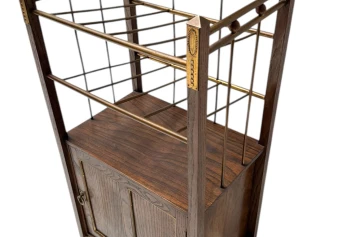 Arts & Crafts Art Nouveau Magazine Stand by Meubelmagazijn Rembrandt Amsterdam